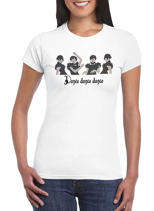 T Shirt Mercoledì Addams Donna Dance Serie TV