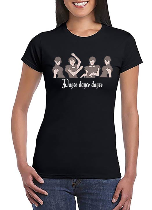 Wednesday Addams T-Shirt Woman Dance TV Serie