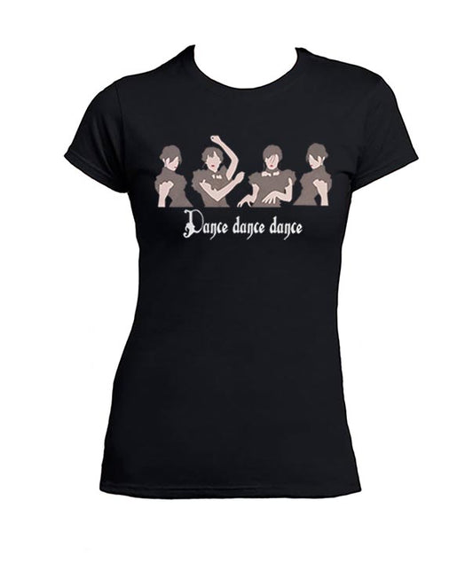 T-shirt pour femmes, série télévisée de danse, Wednesday Addams