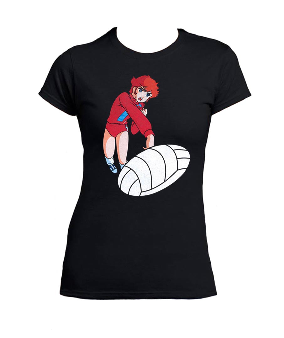 T Shirt Mila e Shiro  Donna Cartoni Animati Anni 80