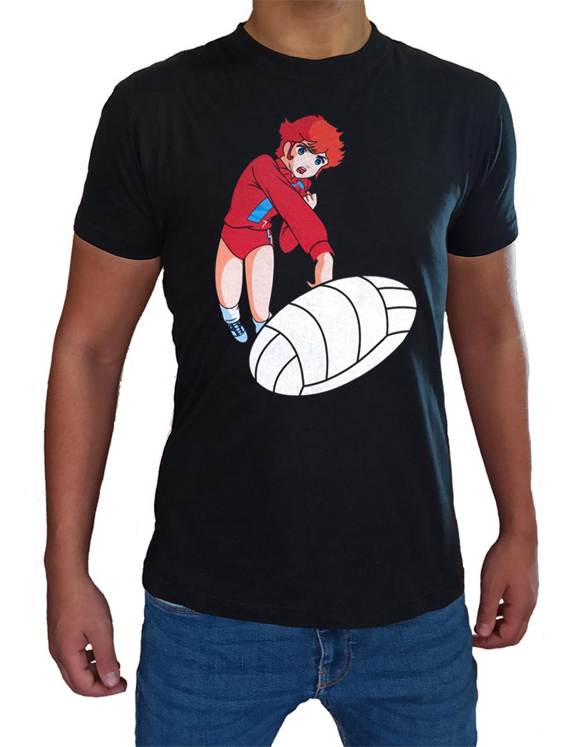 T Shirt Mila e Shiro Uomo Bambino Cartoni Animati Anni 80