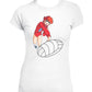 T Shirt Mila e Shiro  Donna Cartoni Animati Anni 80