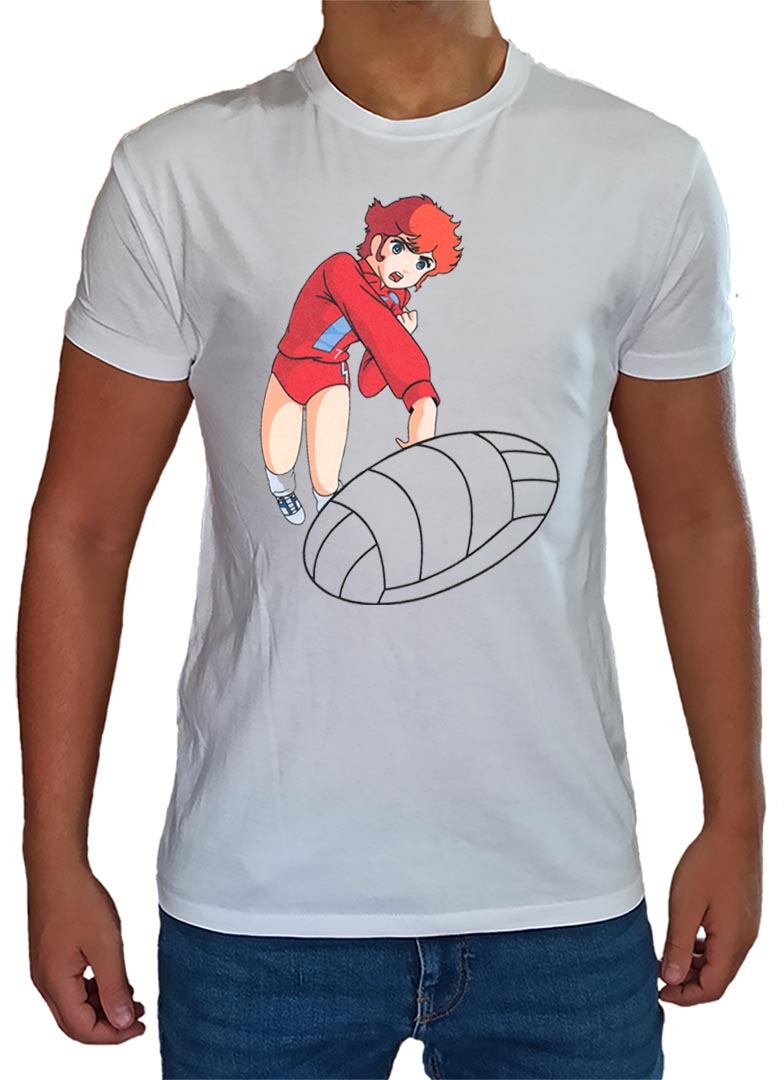 T Shirt Mila e Shiro Uomo Bambino Cartoni Animati Anni 80