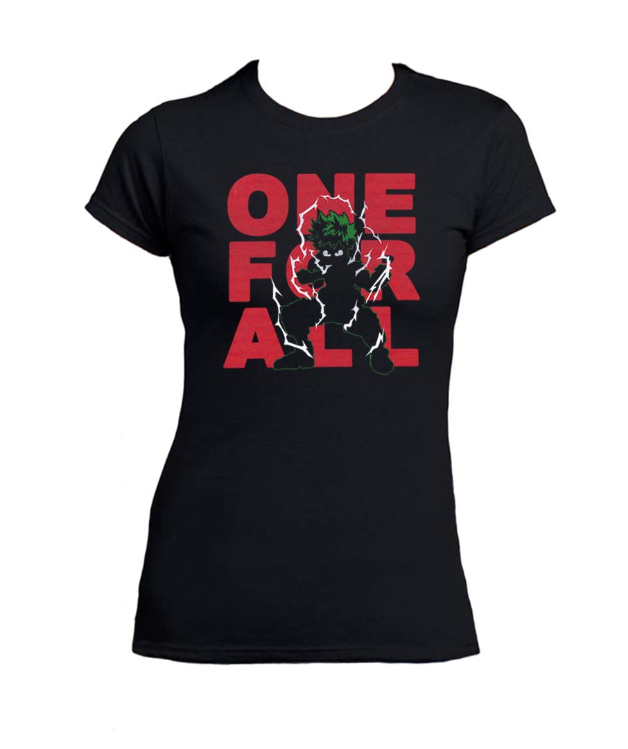 Deku T-Shirt Woman One For All Anime