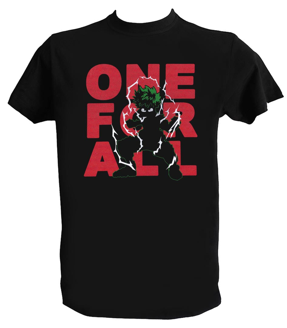 Deku T-Shirt Homme One For All Anime