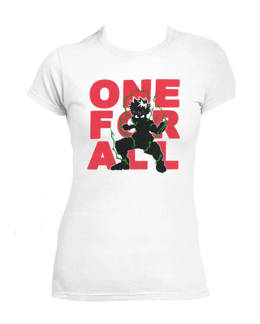 Deku T-Shirt Woman One For All Anime