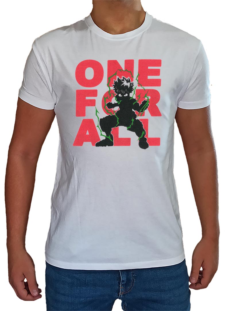 Deku T-Shirt Homme One For All Anime