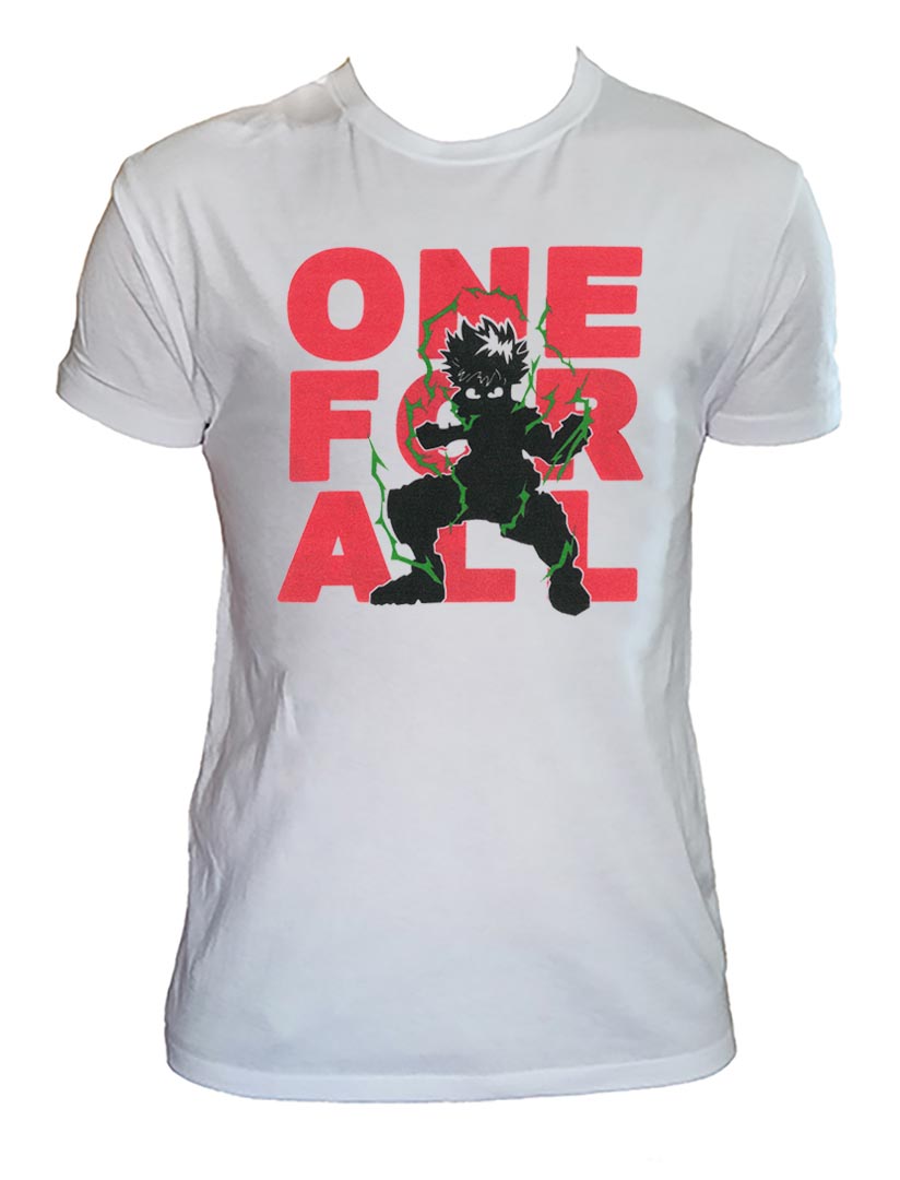 Deku T-Shirt Homme One For All Anime