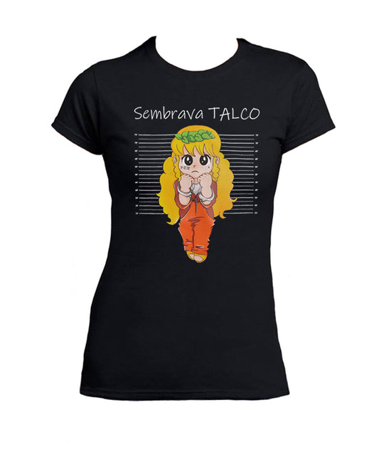 Pollon T-shirt pour femme ressemblant à des dessins animés Talco des années 80