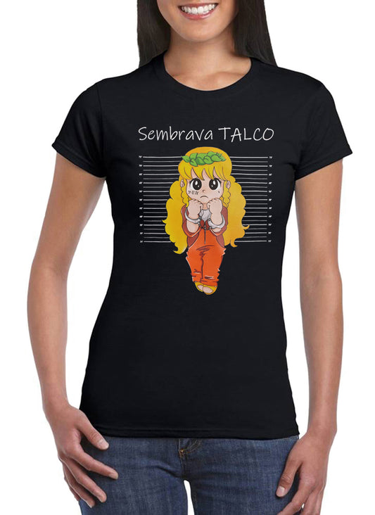 Pollon T-shirt pour femme ressemblant à des dessins animés Talco des années 80