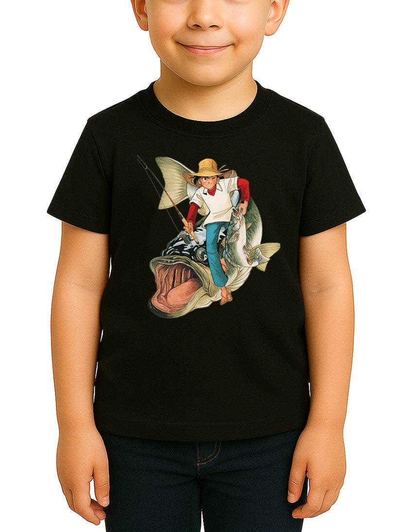 T Shirt Sampei Uomo Bambino Cartoni Animati Anni 80