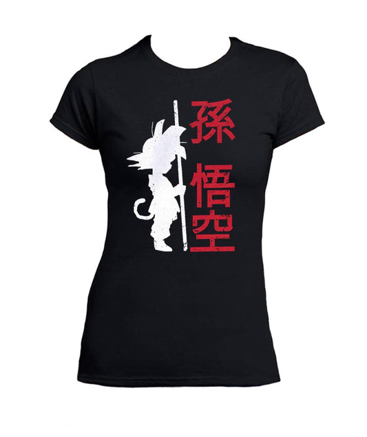 Son Goku T-shirt femme DBZ dessins animés