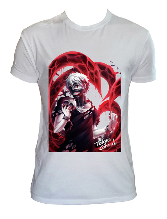 T Shirt Tokyo Ghoul Uomo Bambino Ken Kaneki