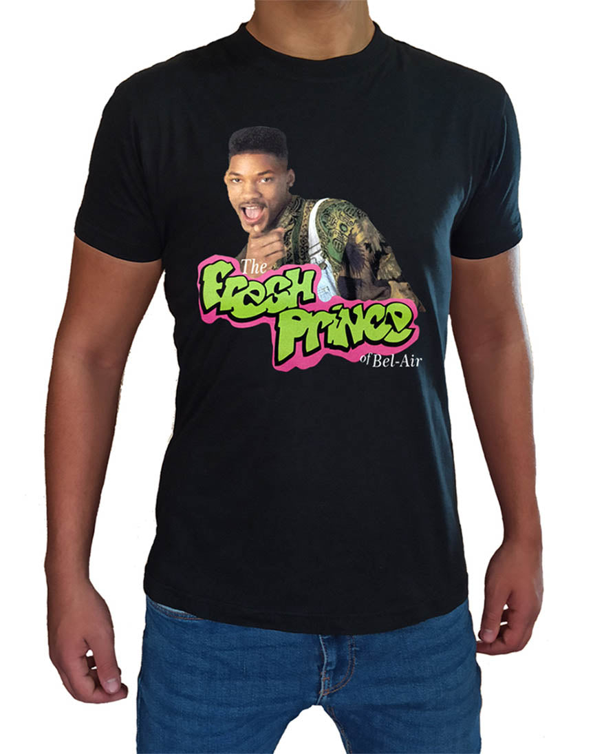 T Shirt Fresh Prince of Bel Air Uomo Bambino Serie TV Anni 90