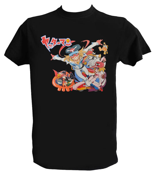 Yattaman T-shirt pour hommes et garçons dessins animés des années 80