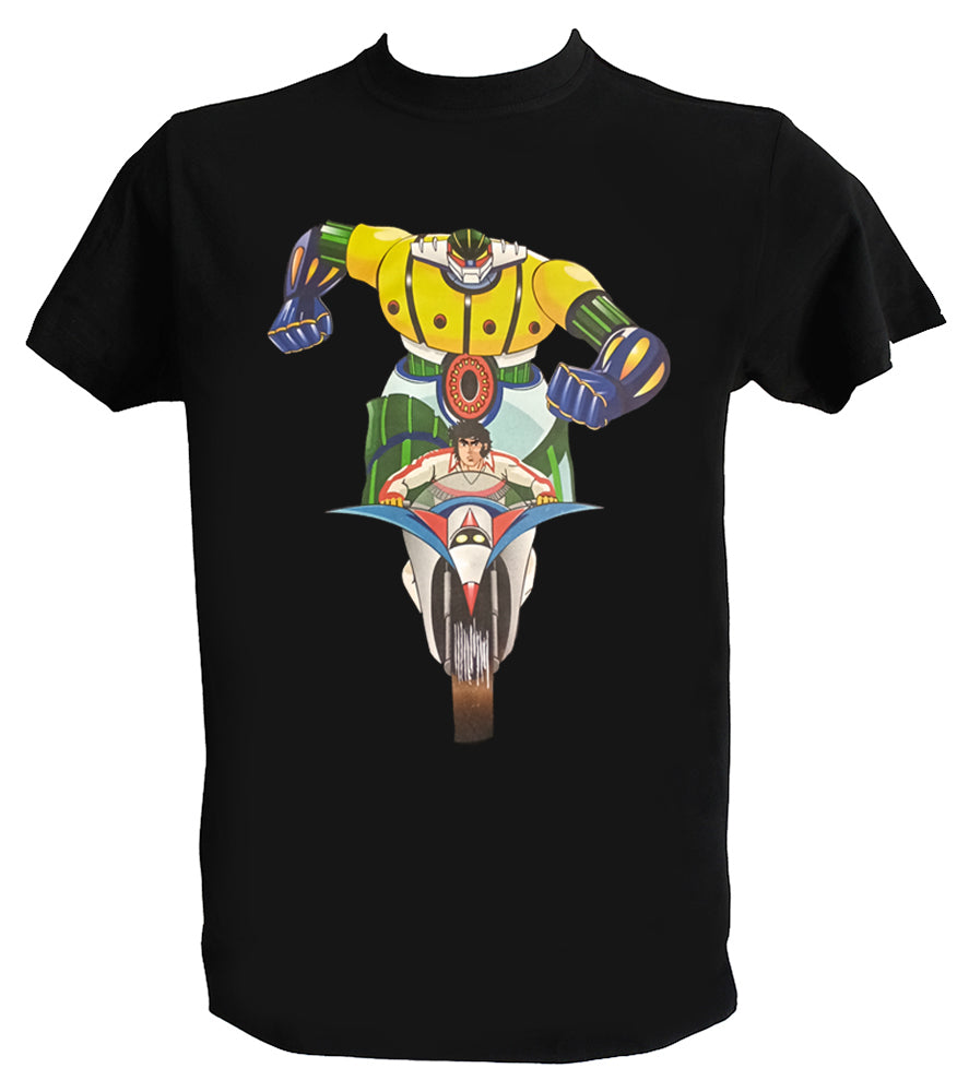 T Shirt Jeeg Robot Uomo Cartoni Animati Anni 80