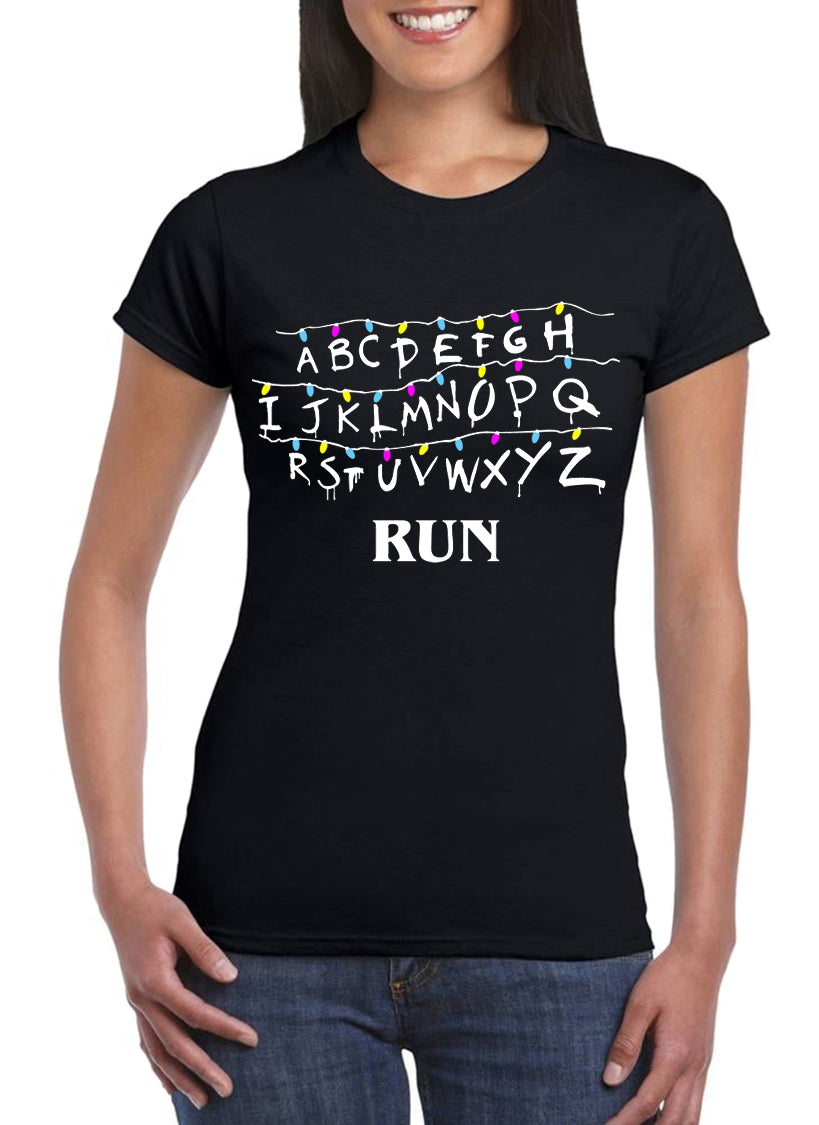 Alphabet Wall T-Shirt Woman Eleven Demogorgon