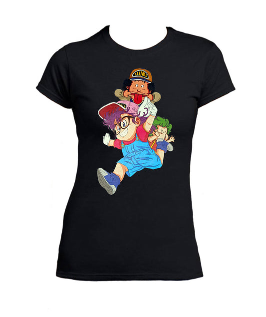 T Shirt Arale Donna Dr Slump Cartoni Animati Anni 90