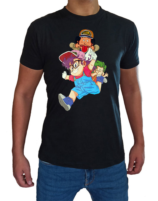 Tee Shirt Arale Homme Enfant Dr Slump Dessin Animé Année 90