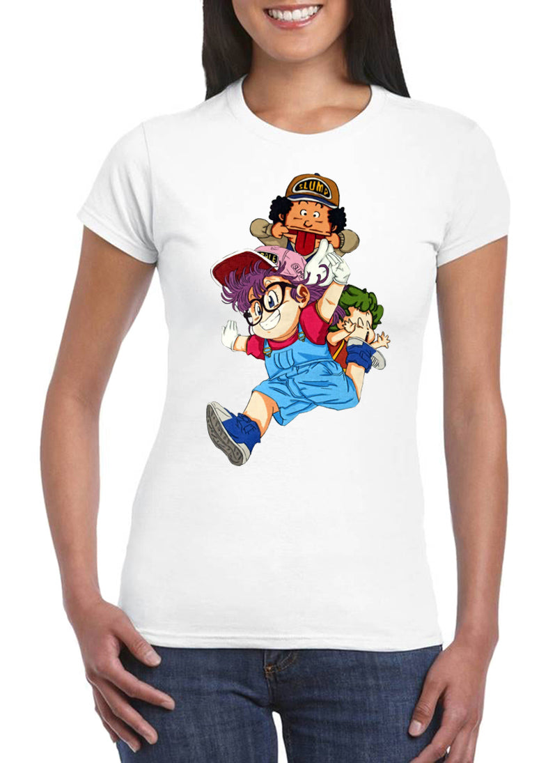 T Shirt Arale Donna Dr Slump Cartoni Animati Anni 90