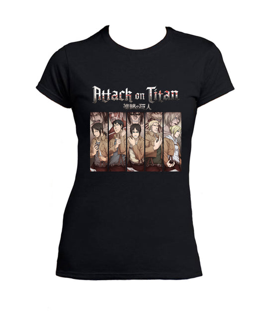 T-shirt Anime L'Attaque des Titans pour femmes