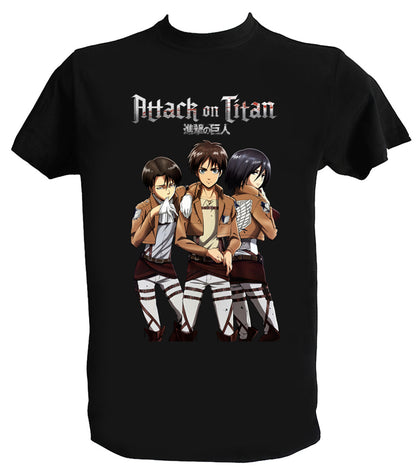 T-shirt Attaque des Titans pour hommes et garçons Eren Jaeger