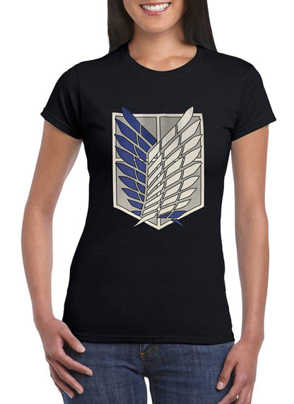 T Shirt Attacco dei Giganti Donna Shingeki No Kyojin