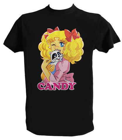 Tee Shirt Candy Candy Hommes Enfant Dessins Animés Années 80