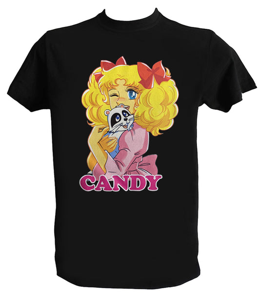 T Shirt Candy Candy Uomo Bambino Cartoni Animati Anni 80