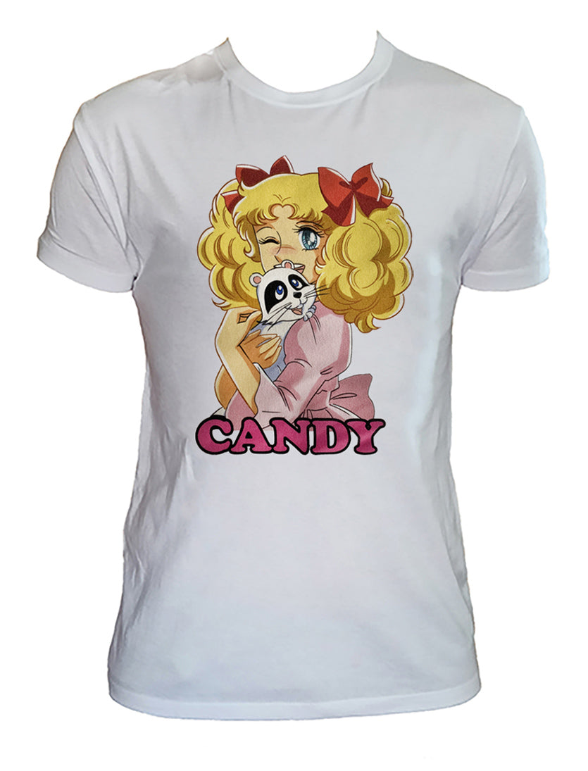 Tee Shirt Candy Candy Hommes Enfant Dessins Animés Années 80