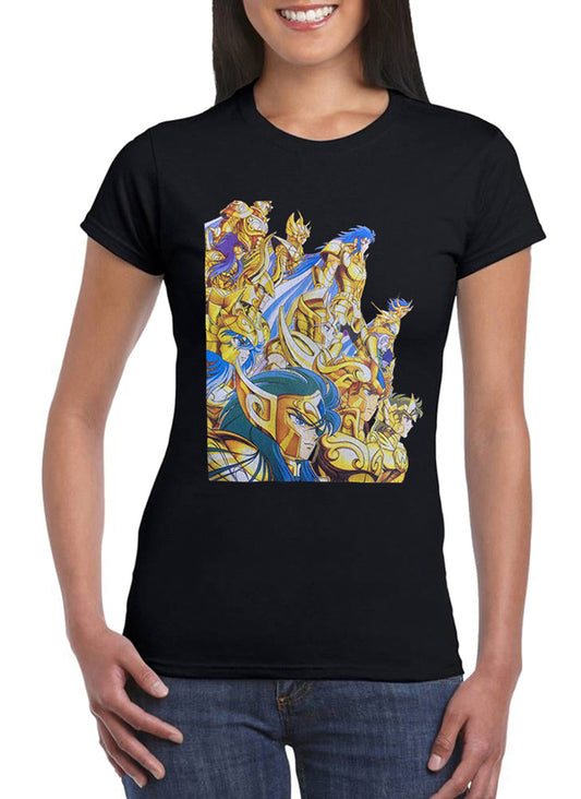 T Shirt Cavalieri dello Zodiaco Donna Saint Seiya