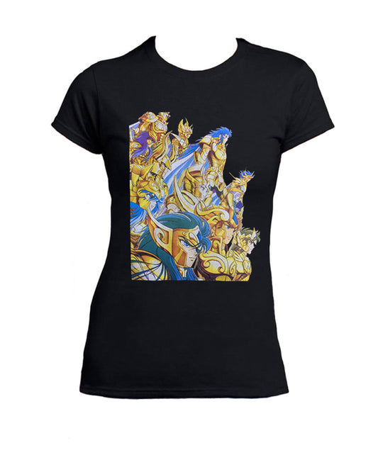 T Shirt Cavalieri dello Zodiaco Donna Saint Seiya