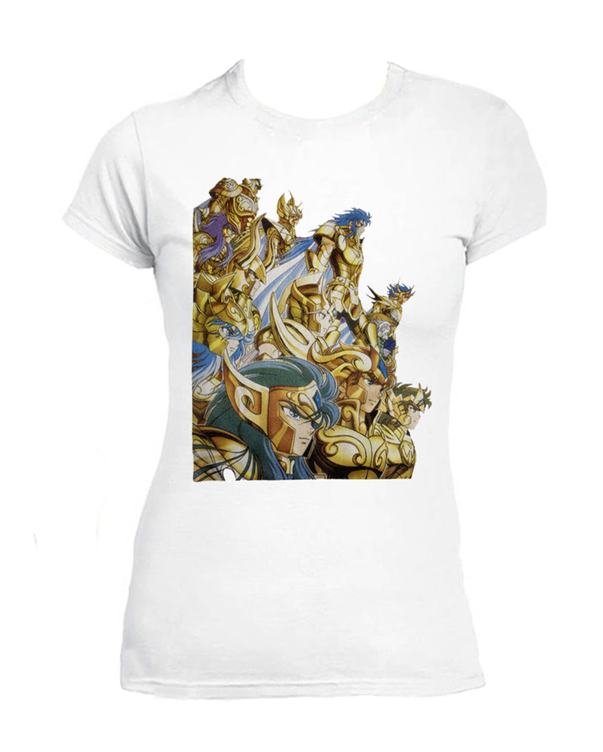 T Shirt Cavalieri dello Zodiaco Donna Saint Seiya