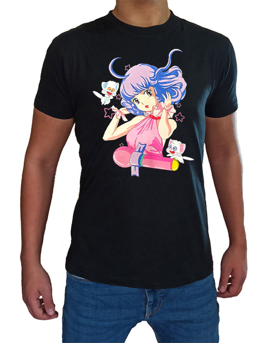 T Shirt Creamy Mami Uomo Bambino Cartoni Animati Anni 80