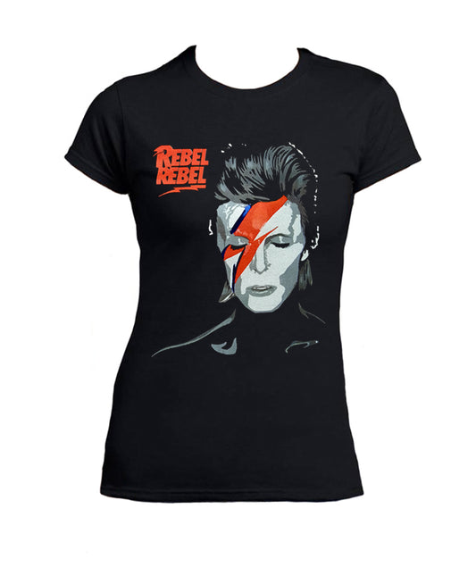 T Shirt Rock Rebel Donna Rock Vintage