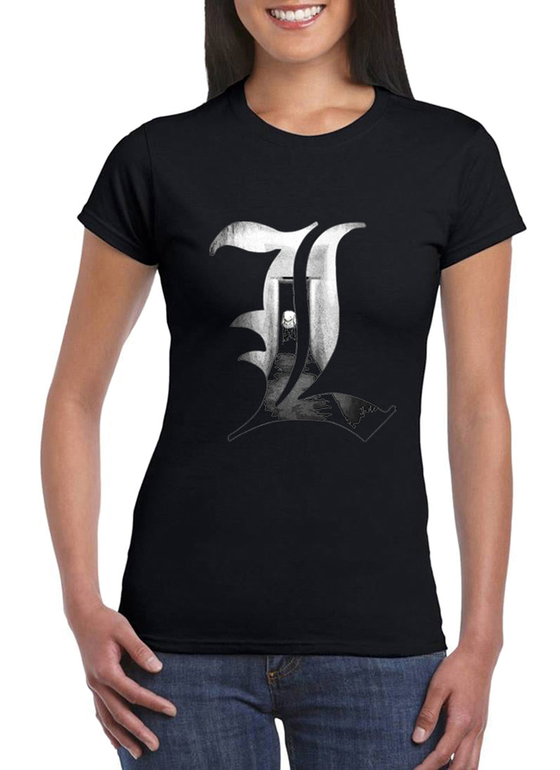 T Shirt Death Note Donna Elle Anime