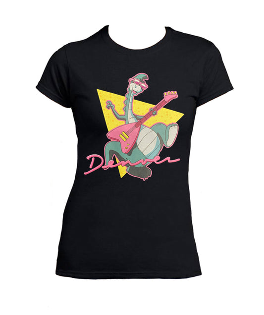 T Shirt Denver Donna Dinosauro Cartoni Animati