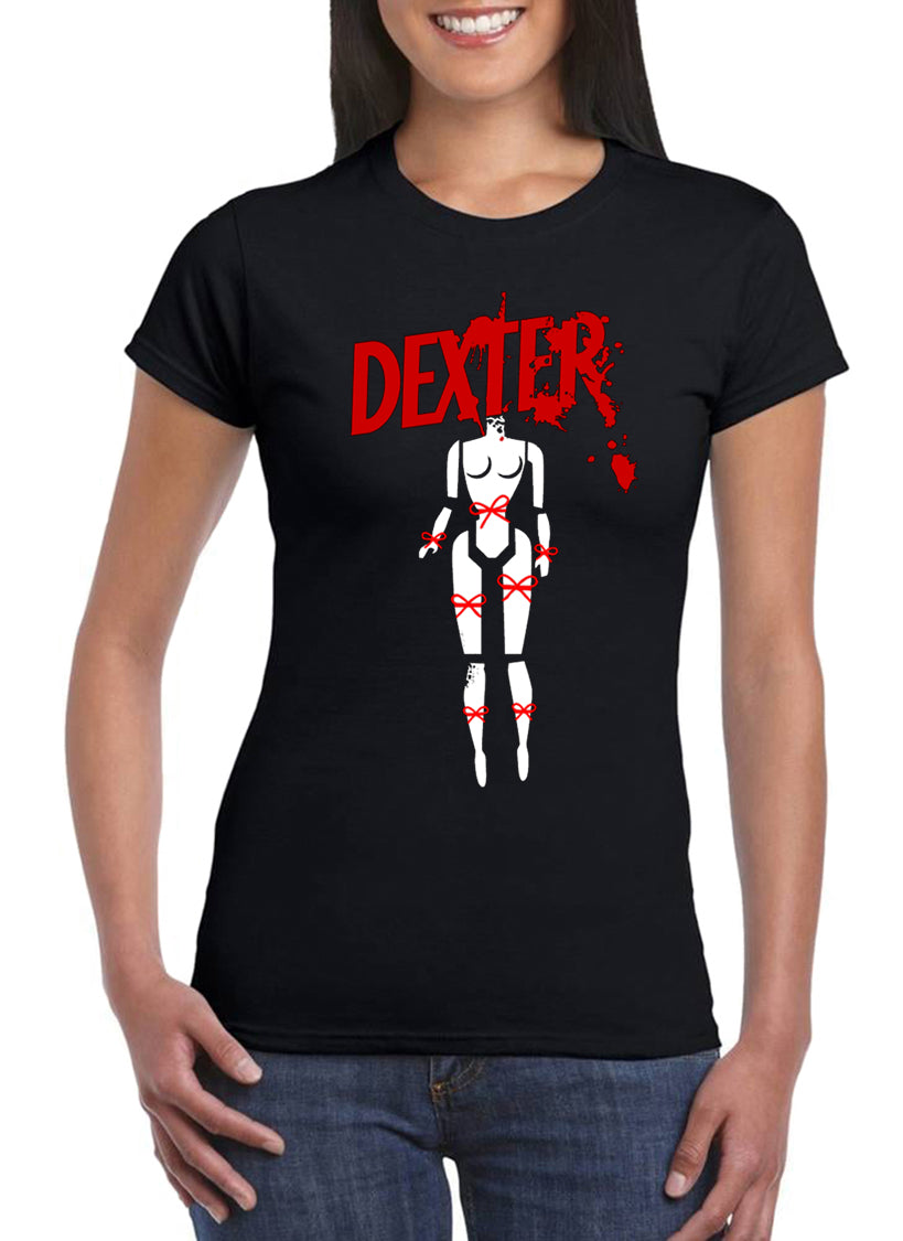 T Shirt Dexter Bambola Miami Killer Donna