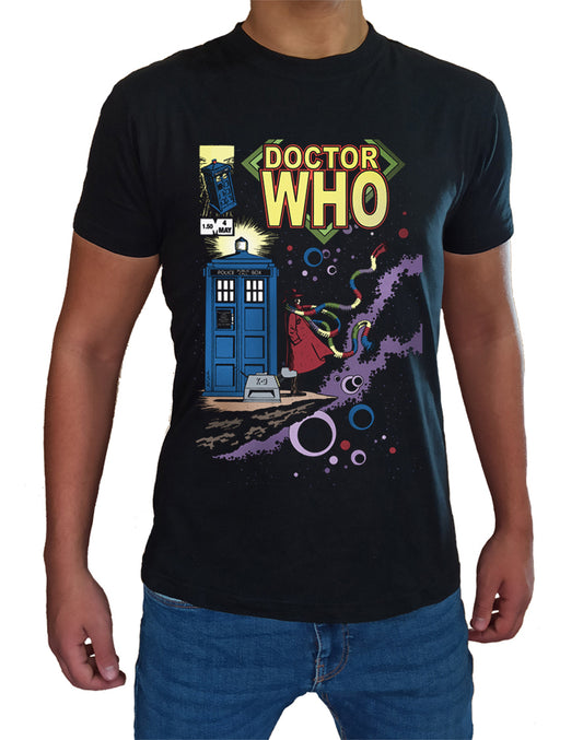 Tee Shirt Dr Who Homme Enfant Tardis Serie TV