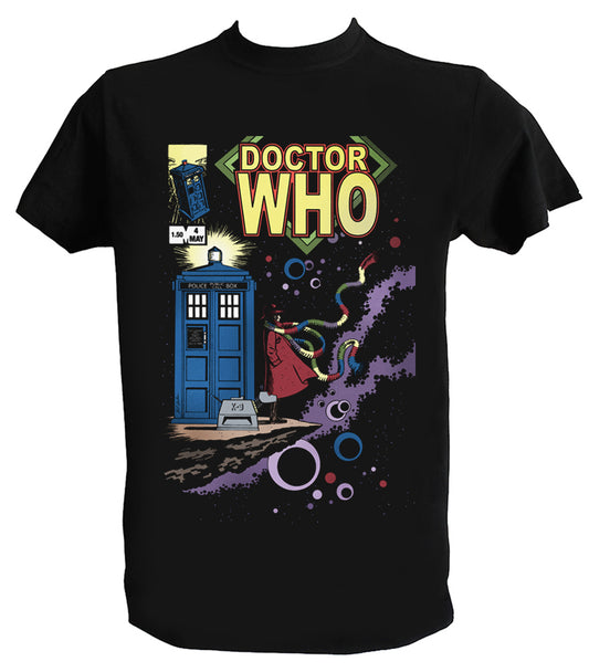 T Shirt Dr Who Uomo Bambino Tardis Serie TV