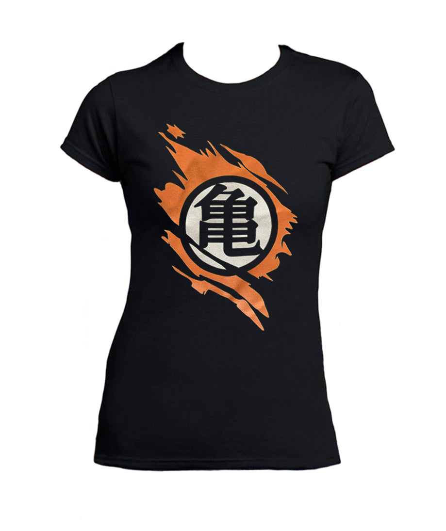 DBZ Goku T-Shirt Woman Kame Cartoons