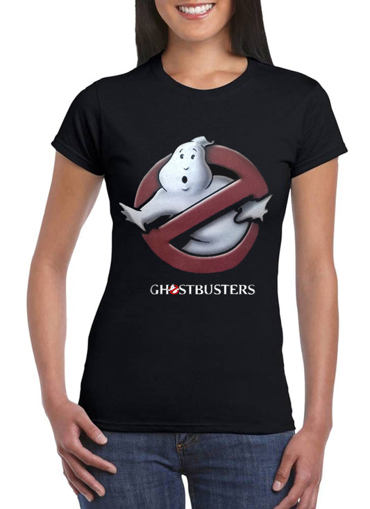 T Shirt Ghostbusters Donna Film Anni 80