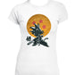 T Shirt Son Goku DBZ Donna Cartoni Animati Anni 90
