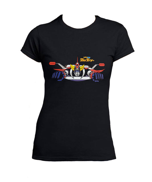 T Shirt Goldrake UFO Robot Donna Cartoni Animati Anni 80