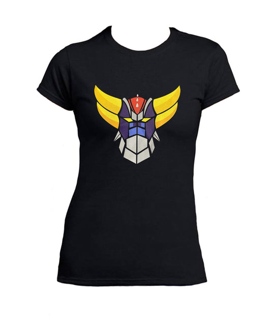 T Shirt Goldrake Face UFO Robot Donna