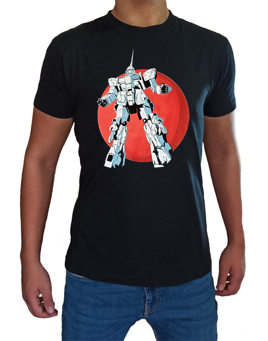 T Shirt Gundam Robot Uomo Bambino Cartoni Animati Anni 80