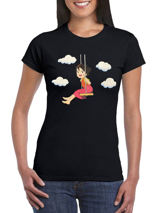 T Shirt Heidi Donna Cartoni Animati Anni 80