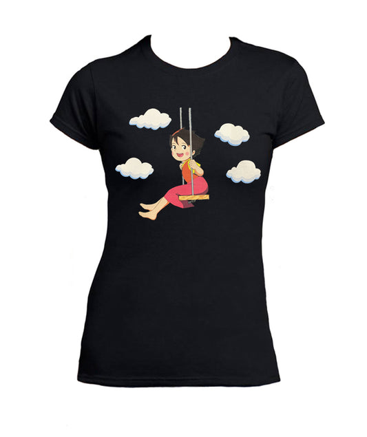 T-shirt Heidi pour femmes, dessins animés des années 80