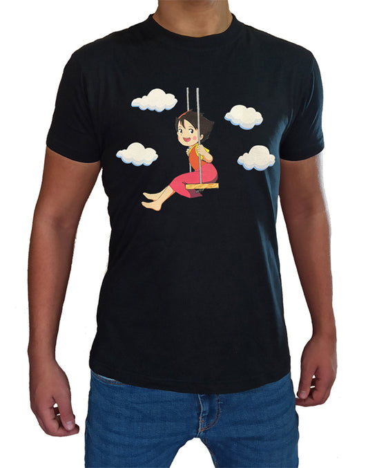 T Shirt Heidi Uomo Bambino Cartoni Animati Anni 80