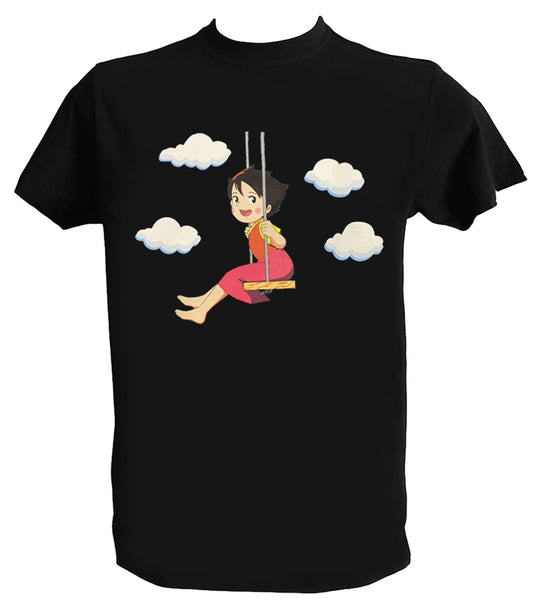 T Shirt Heidi Uomo Bambino Cartoni Animati Anni 80